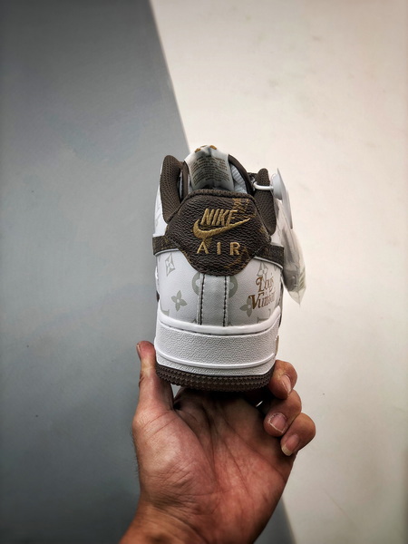 Louis vuitton nike air force 1 low monogram brown  -000k9fmkuip