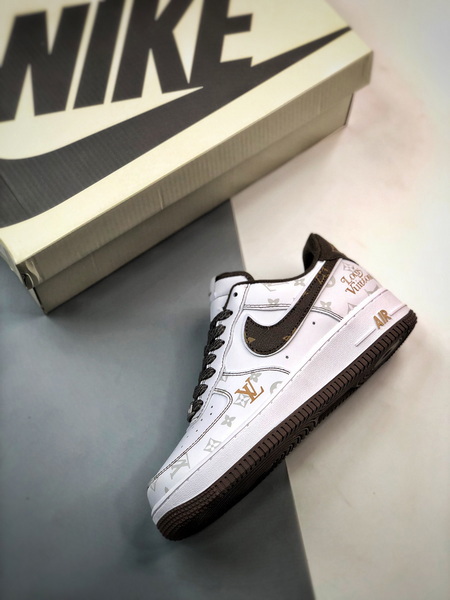 Louis vuitton nike air force 1 low monogram brown  -000k9fmkuip