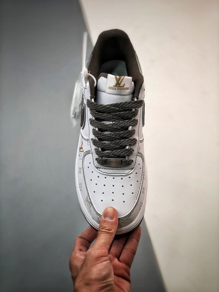 Louis vuitton nike air force 1 low monogram brown  -000k9fmkuip