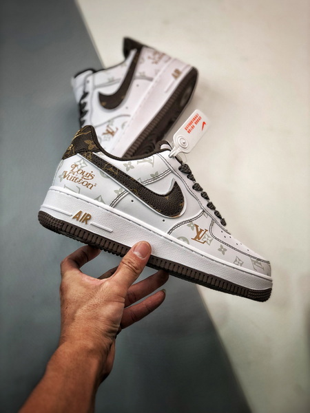 Louis vuitton nike air force 1 low monogram brown  -000k9fmkuip