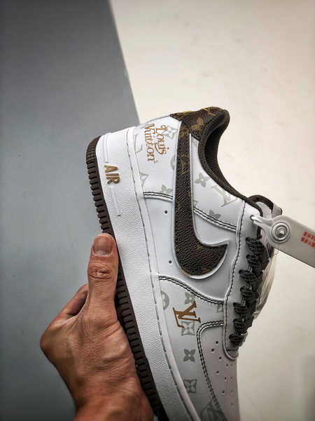 Louis vuitton nike air force 1 low monogram brown  -000k9fmkuip