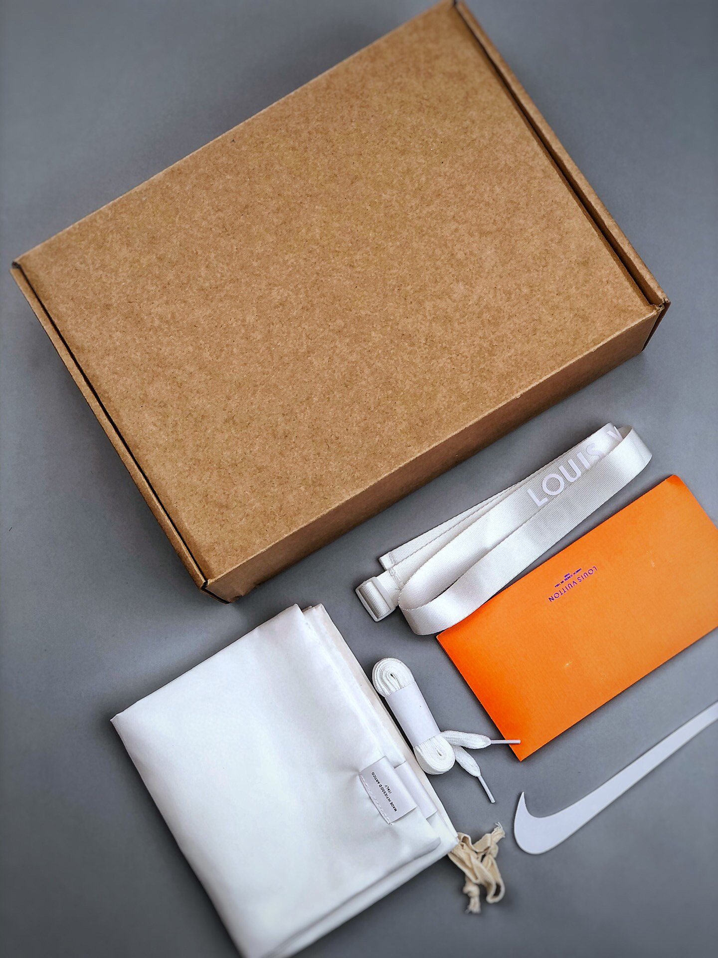 Louis vuitton nike air force 1 low orange white-000sowmbnaj