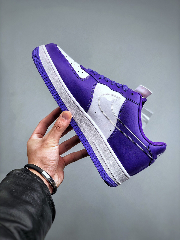 Louis vuitton nike air force 1 low purple white -000mhwk5m3w