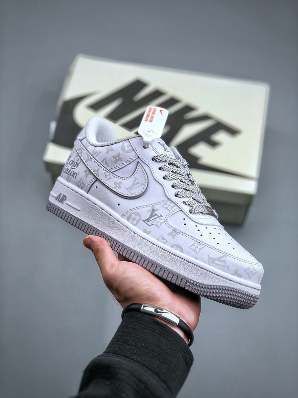Louis vuitton nike air force 1 low white monogram -000160xrxpk