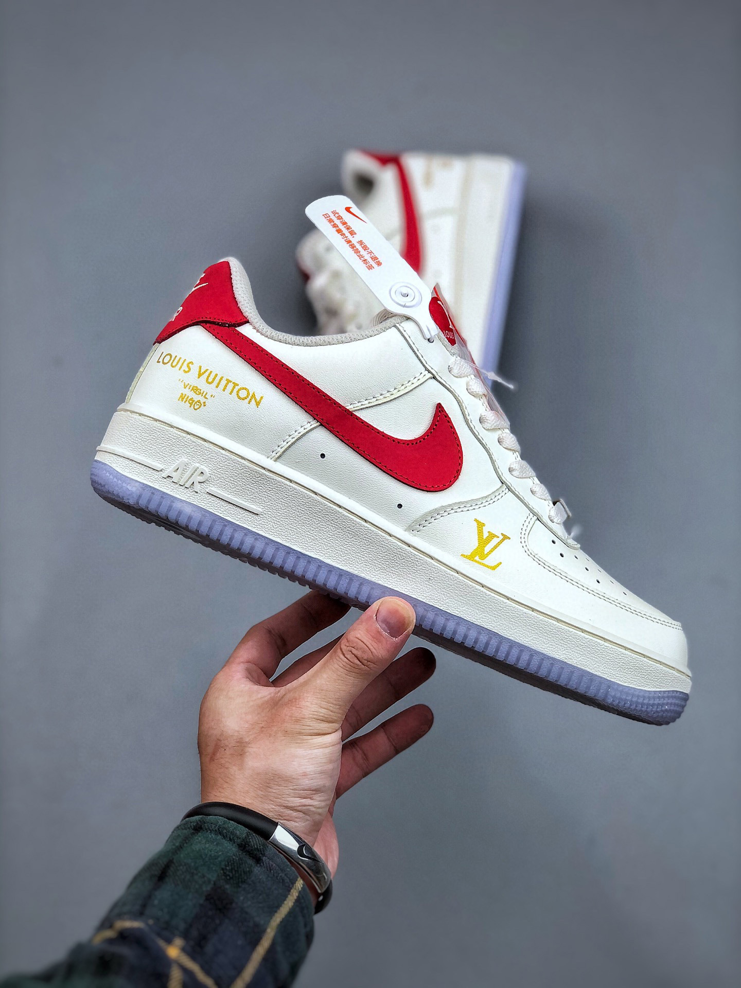 Louis vuitton nike air force 1 low yellow -000z6z6xo8r