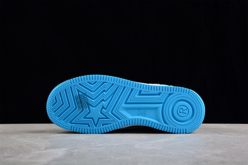 Marvel x bape sta low a bathing ape light blue/red/white