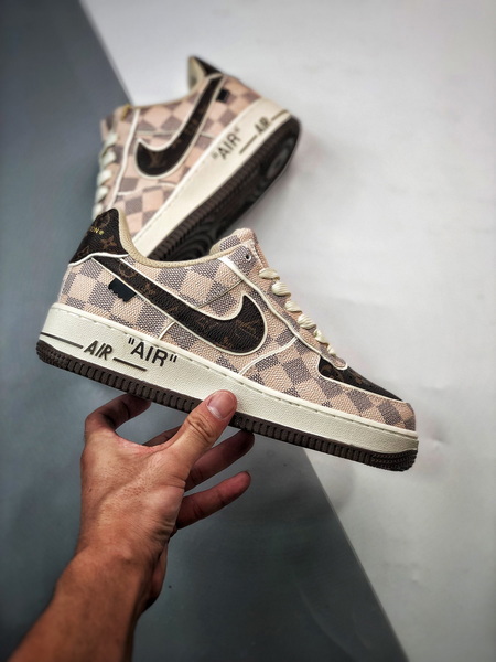 Nike air force 1 low louis vuitton monogram brown damier azur -000aj7uibw4