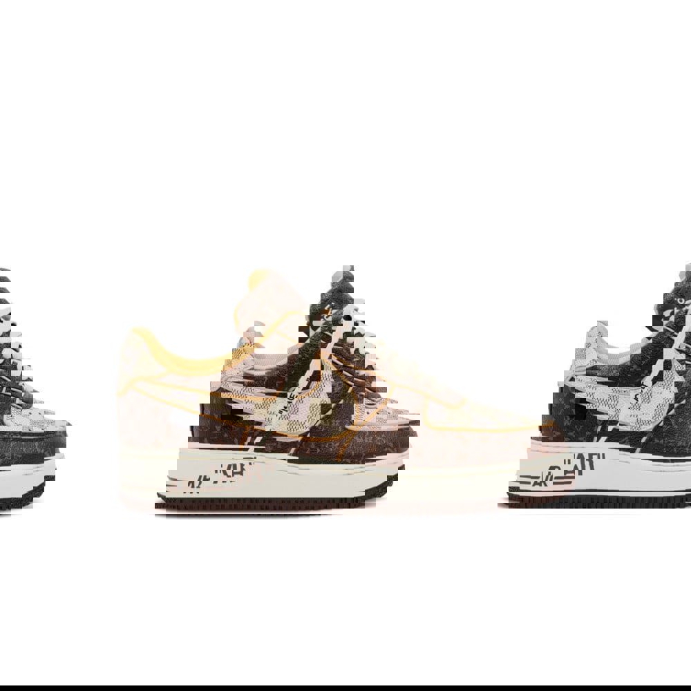Nike air force 1 low louis vuitton monogram brown damier azur