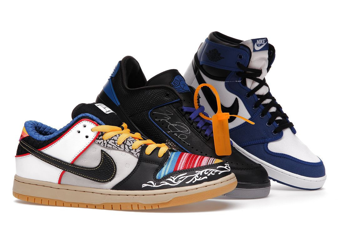 Off-white x air jordan 2 low black/varsity royal