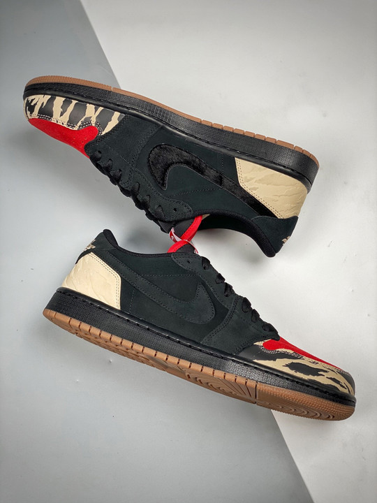 Solefly x air jordan 1 low carnivore