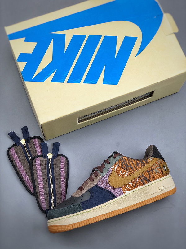Travis scott nike air force 1 low zipper -000afylaxbo