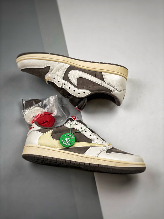 Travis scott x air jordan 1 low og reverse mocha dm7866-162