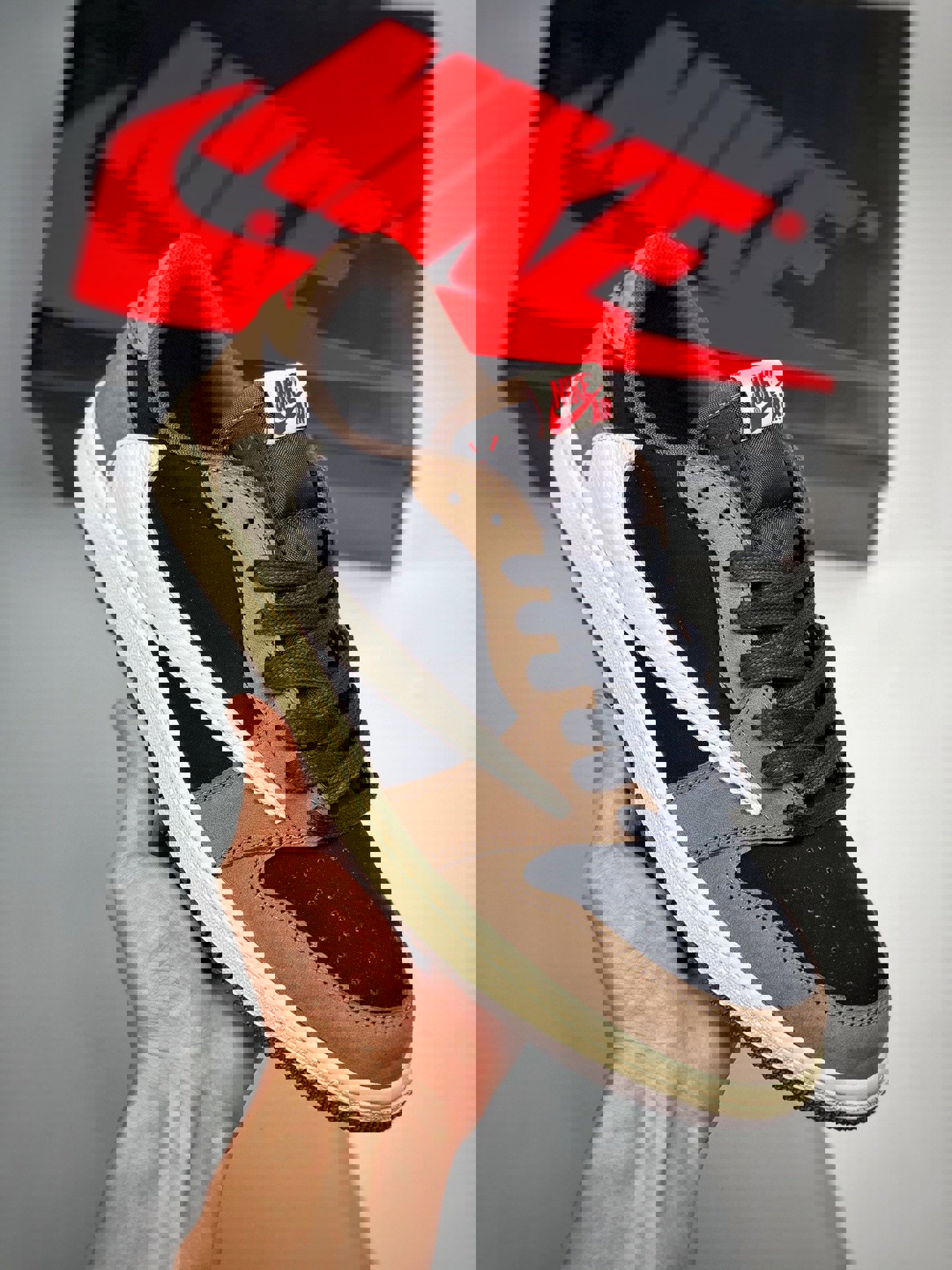 Travis scott x air jordan 1 low og sp dark mocha