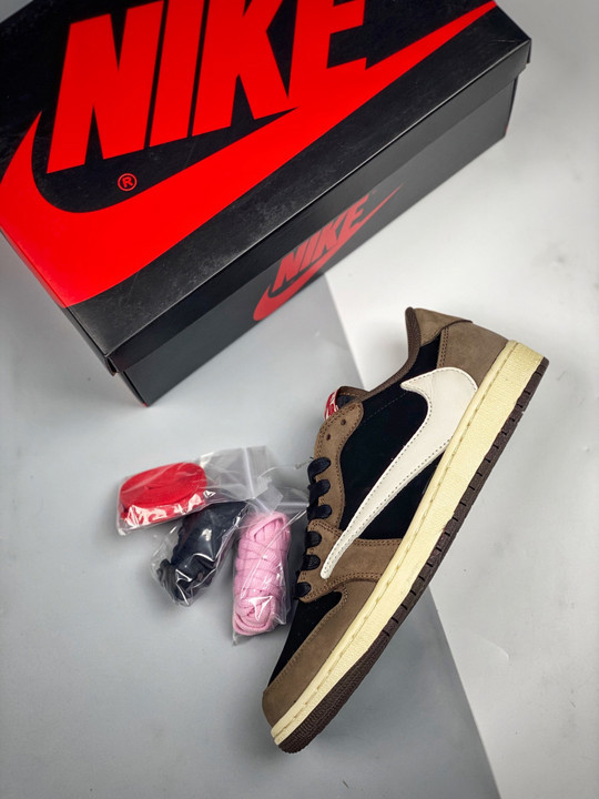 Travis scott x air jordan 1 low og sp dark mocha