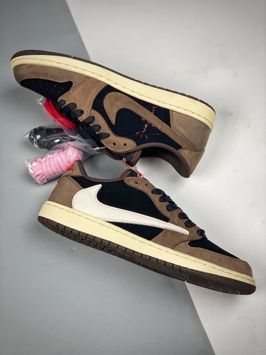 Travis scott x air jordan 1 low og sp dark mocha