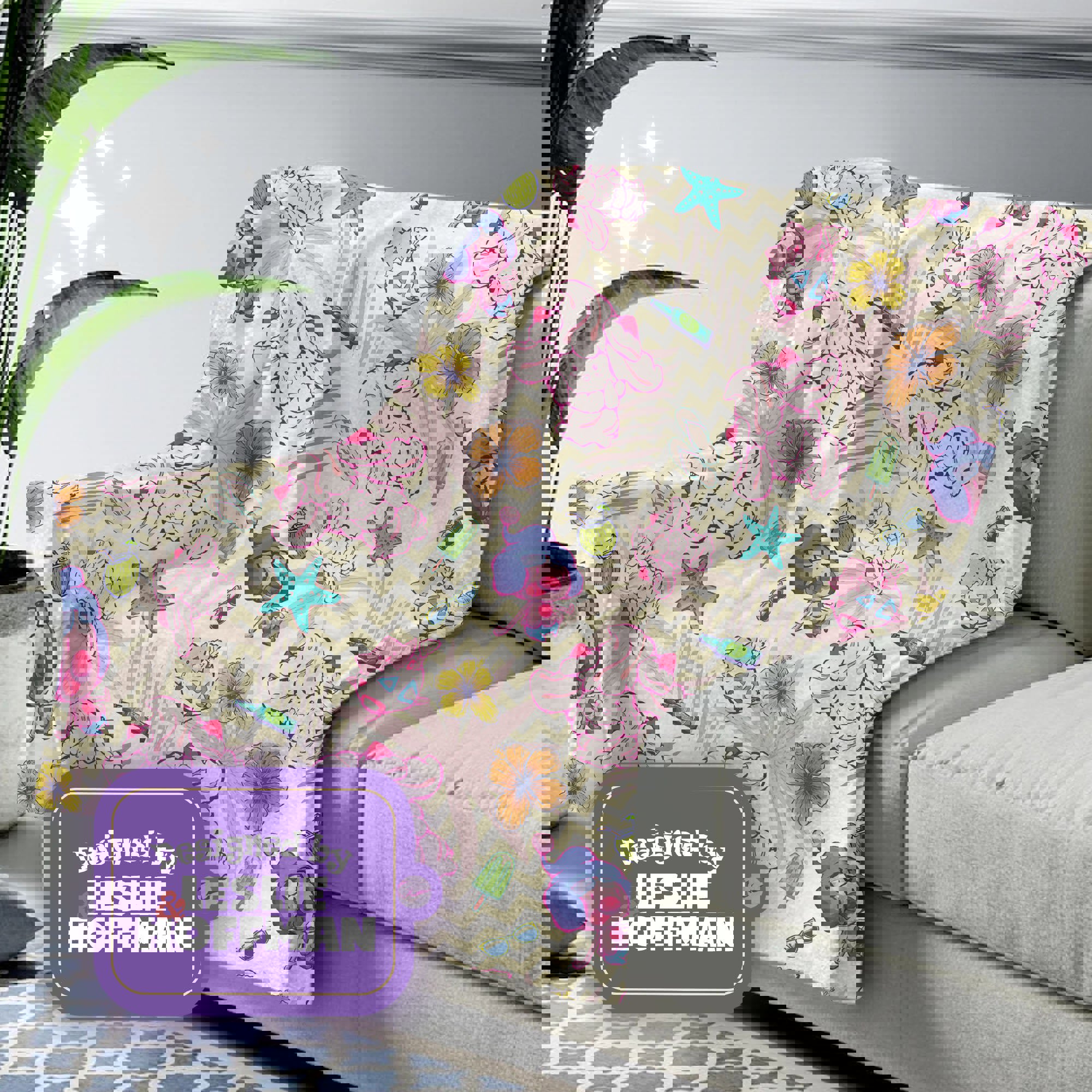 Alcremie Summer Pokemon Blanket