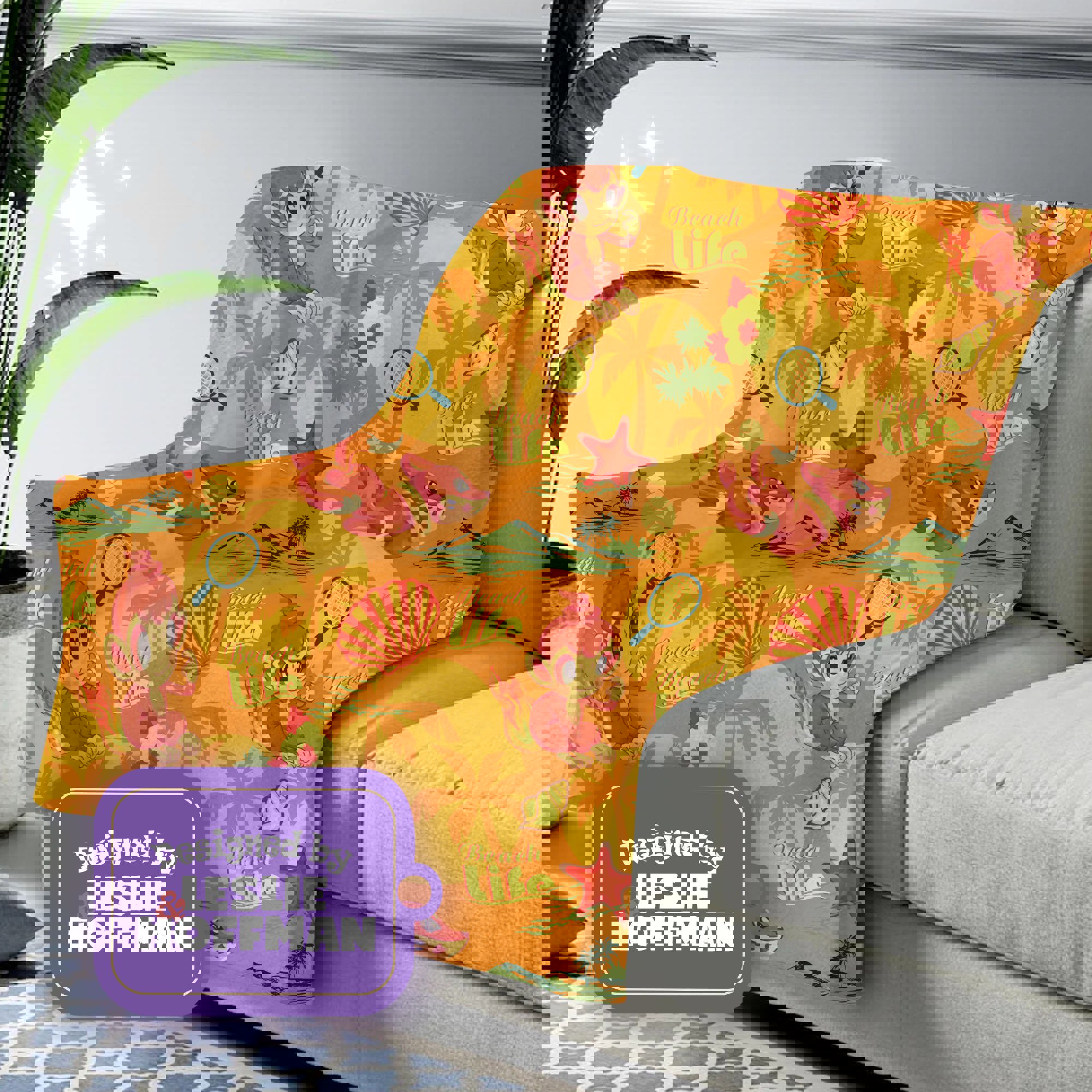 Buizel Beach Pokemon Blankets