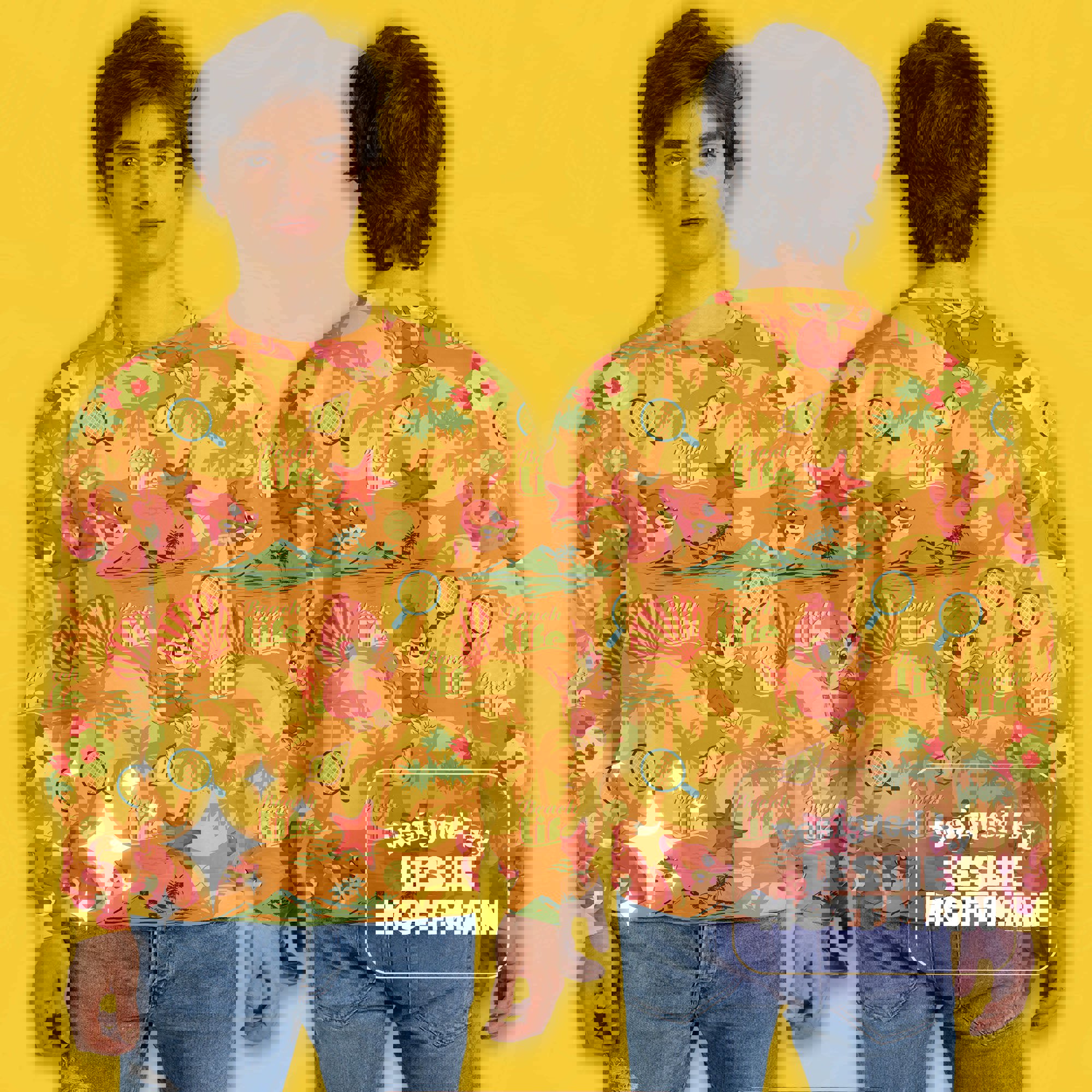 Buizel beach pokemon sweatshirt