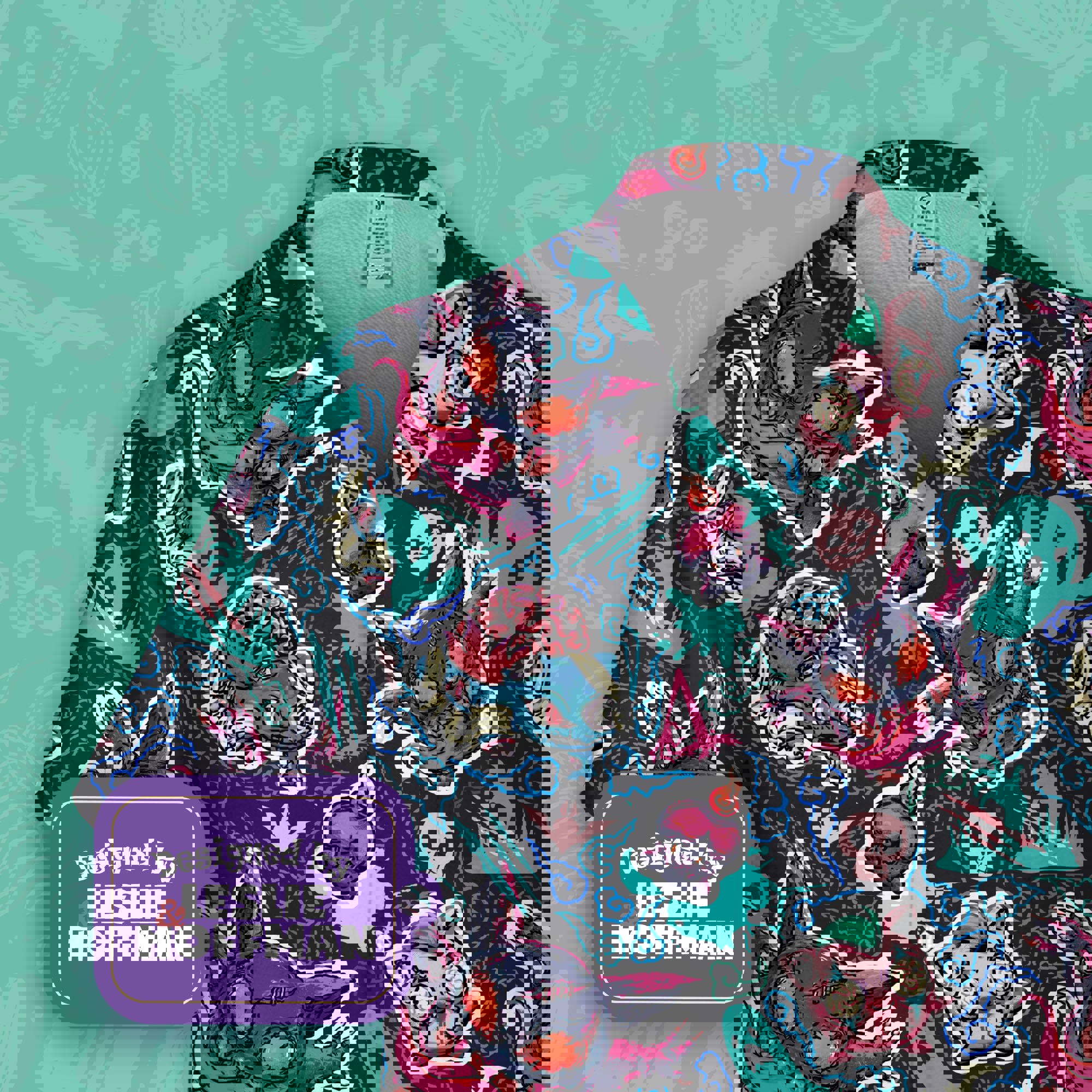 Bulbasaur Zombie Blue Hawaiian Shirt - Posion Pokemon Button Up Shirt