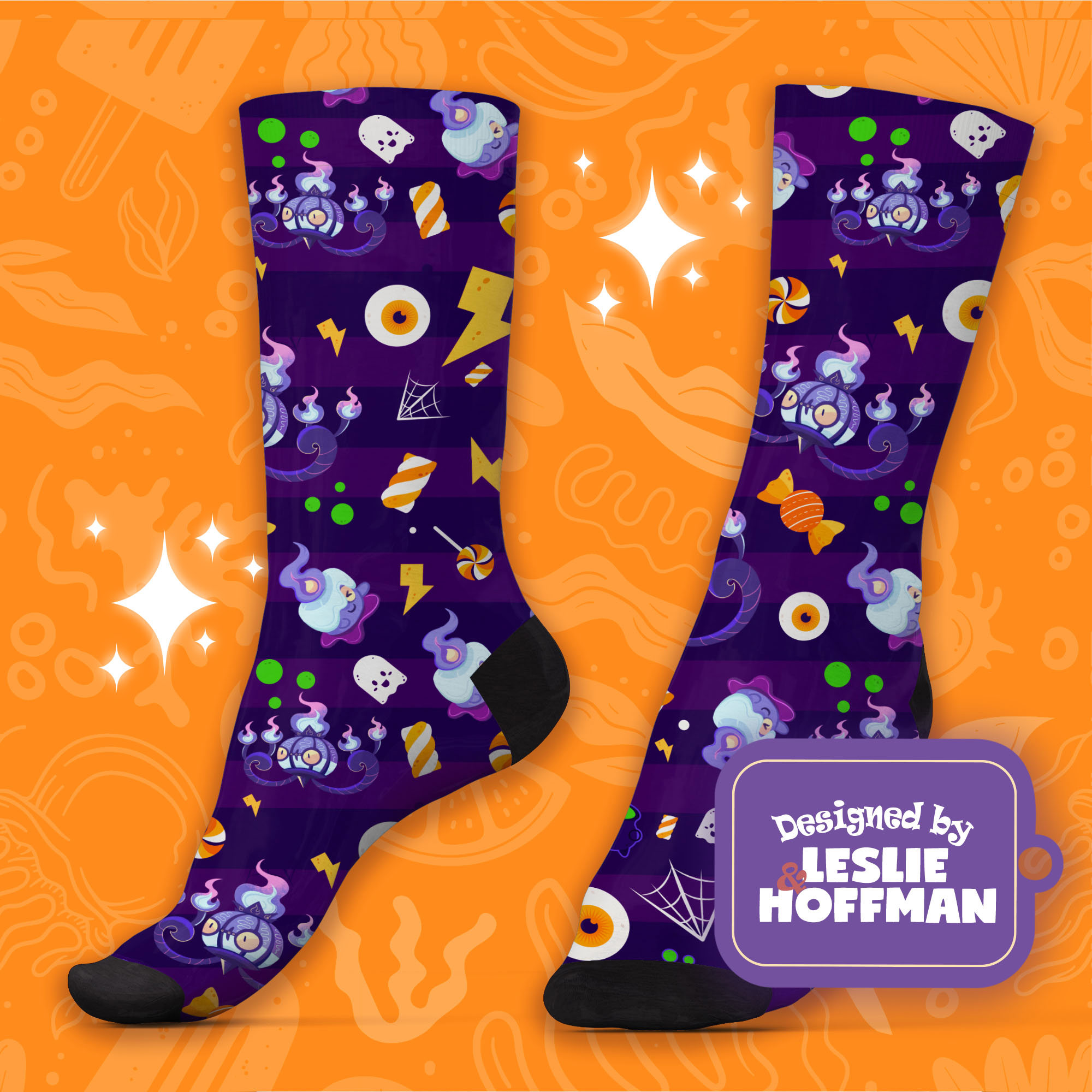 Chandelure Funny Pokemon Socks