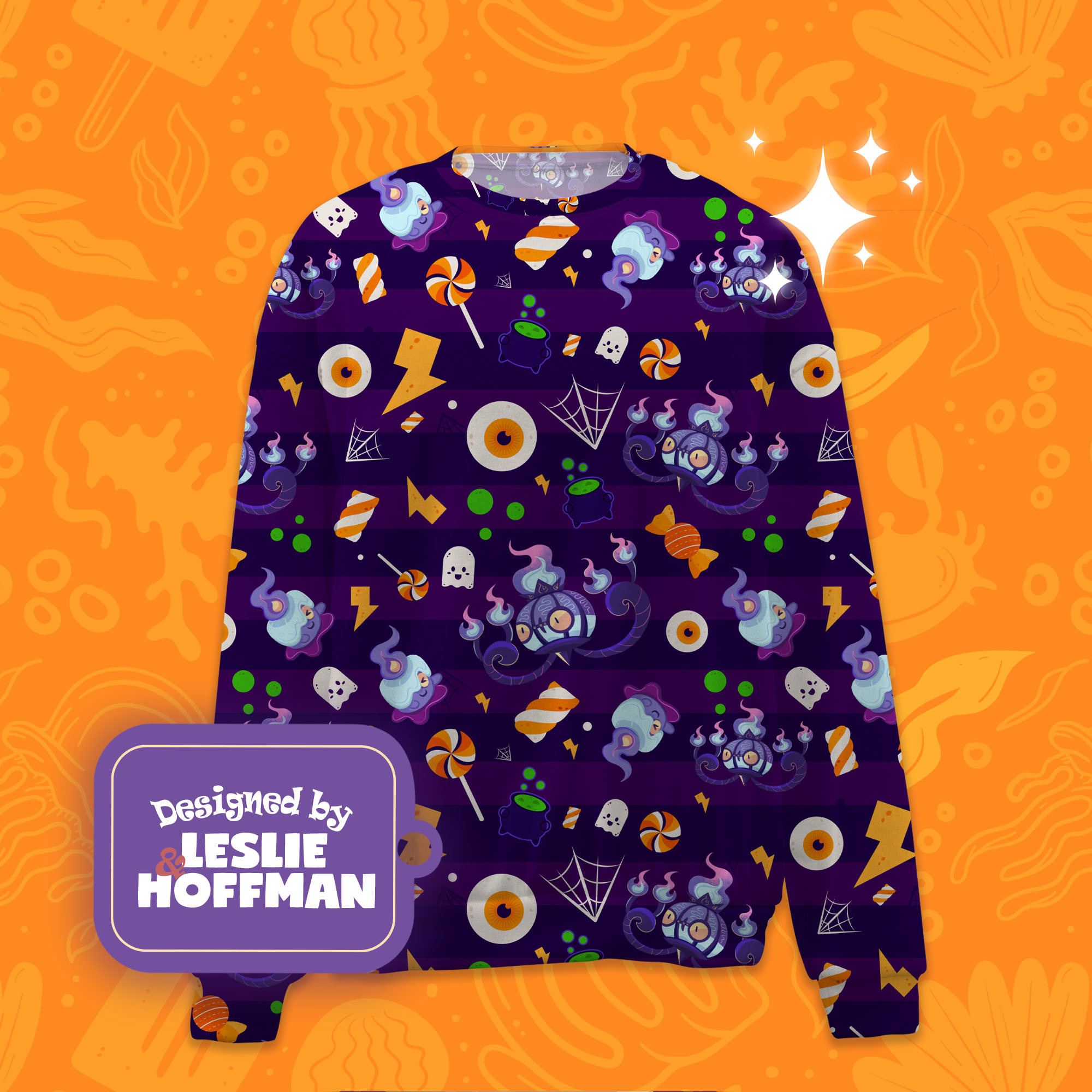 Chandelure ghost pokemon sweatshirt