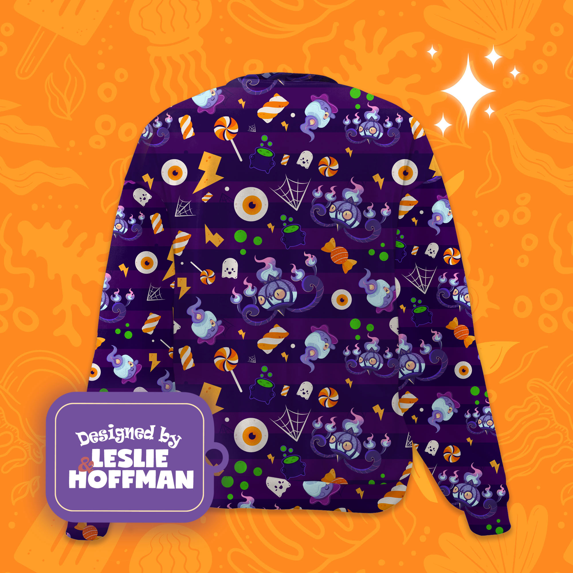 Chandelure ghost pokemon sweatshirt