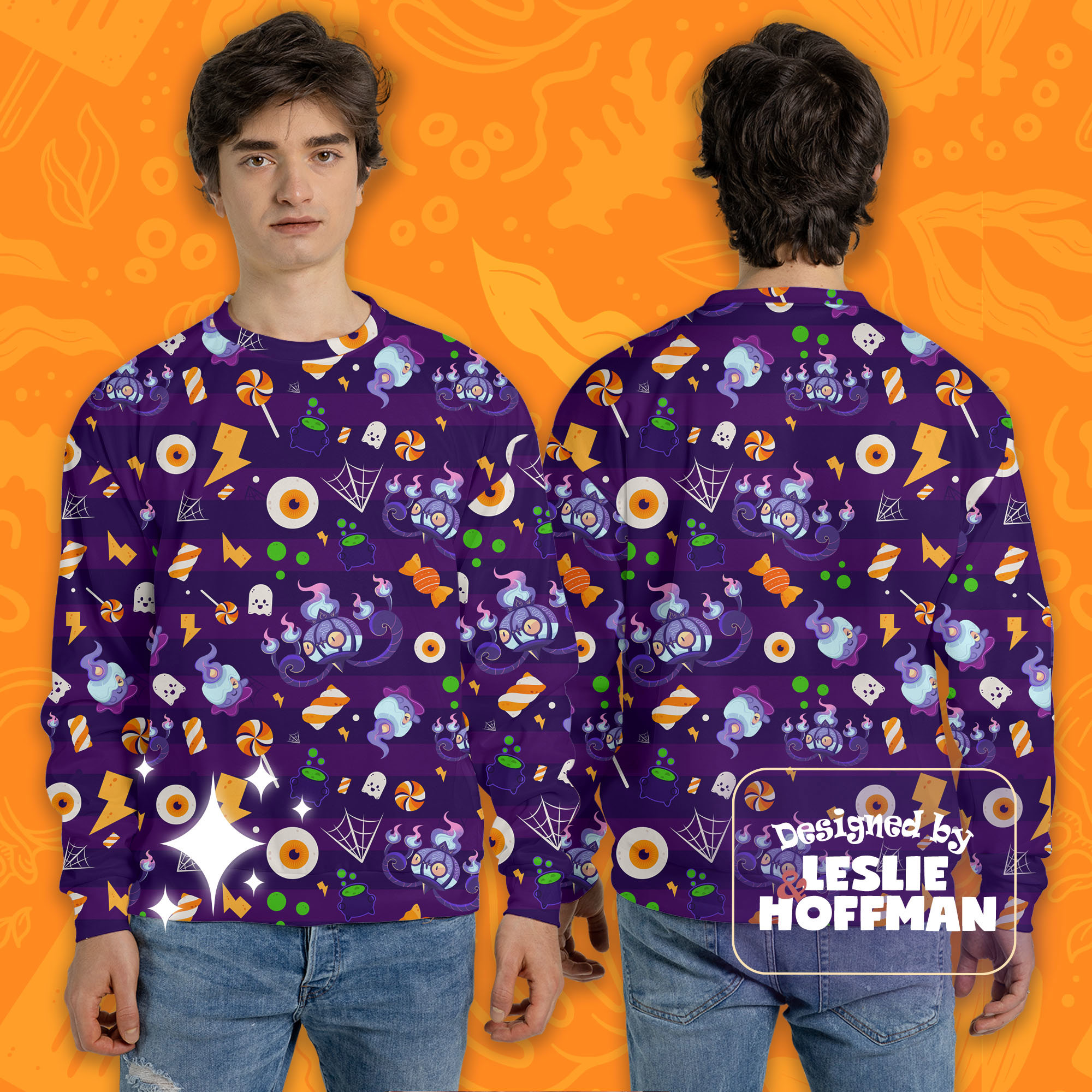 Chandelure ghost pokemon sweatshirt