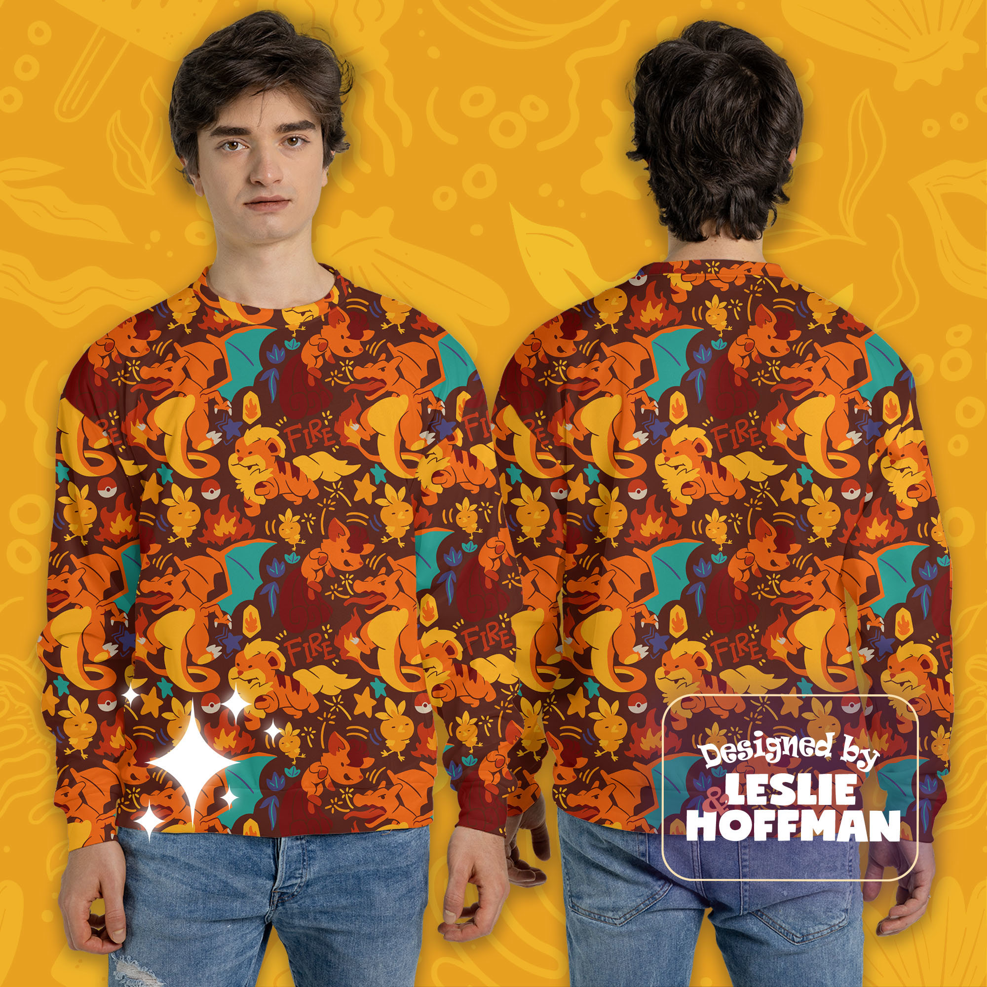 Charizard pokemon sweatshirt