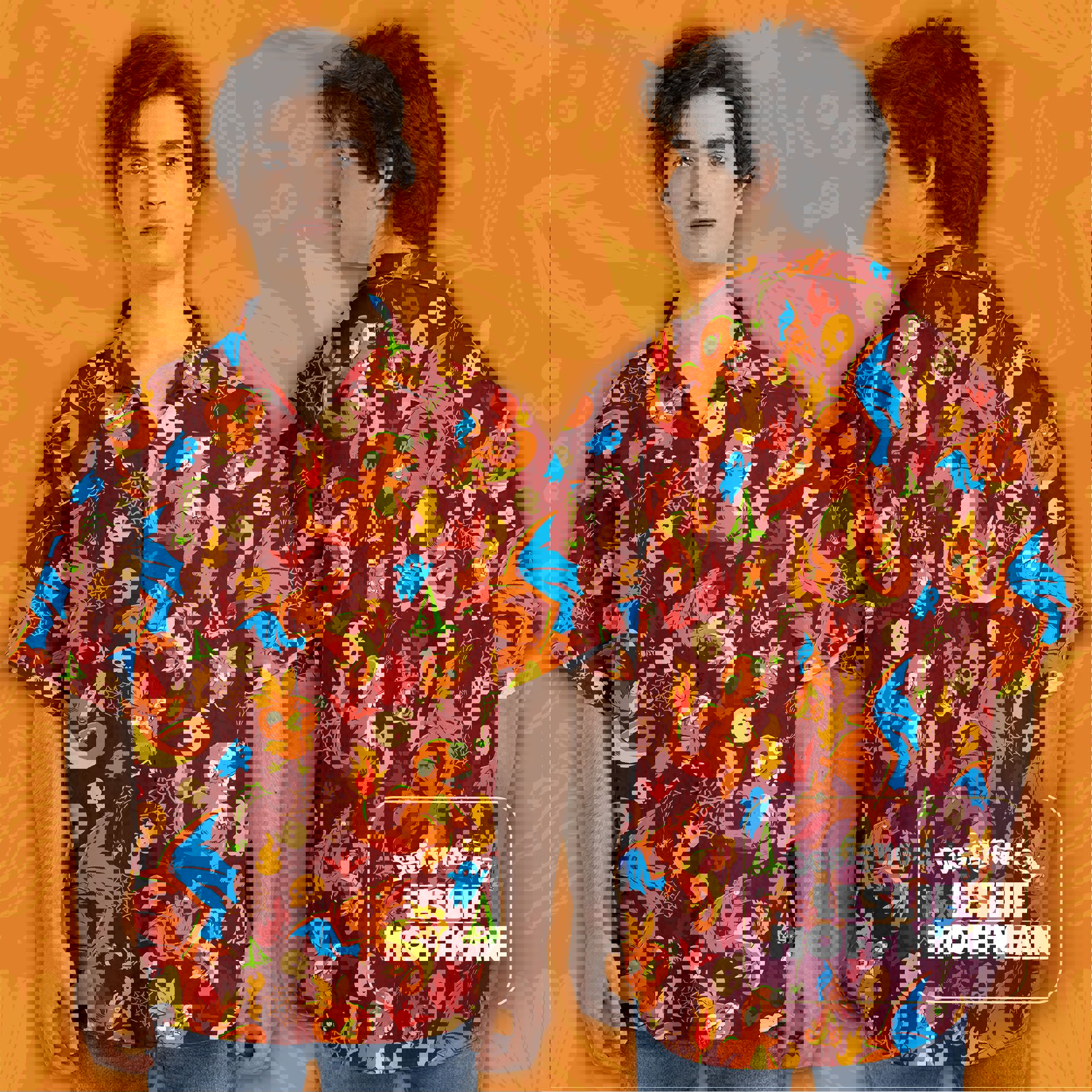 Charizard Undead Button Up Shirt - Fire Pokemon Hawaiian Shirt