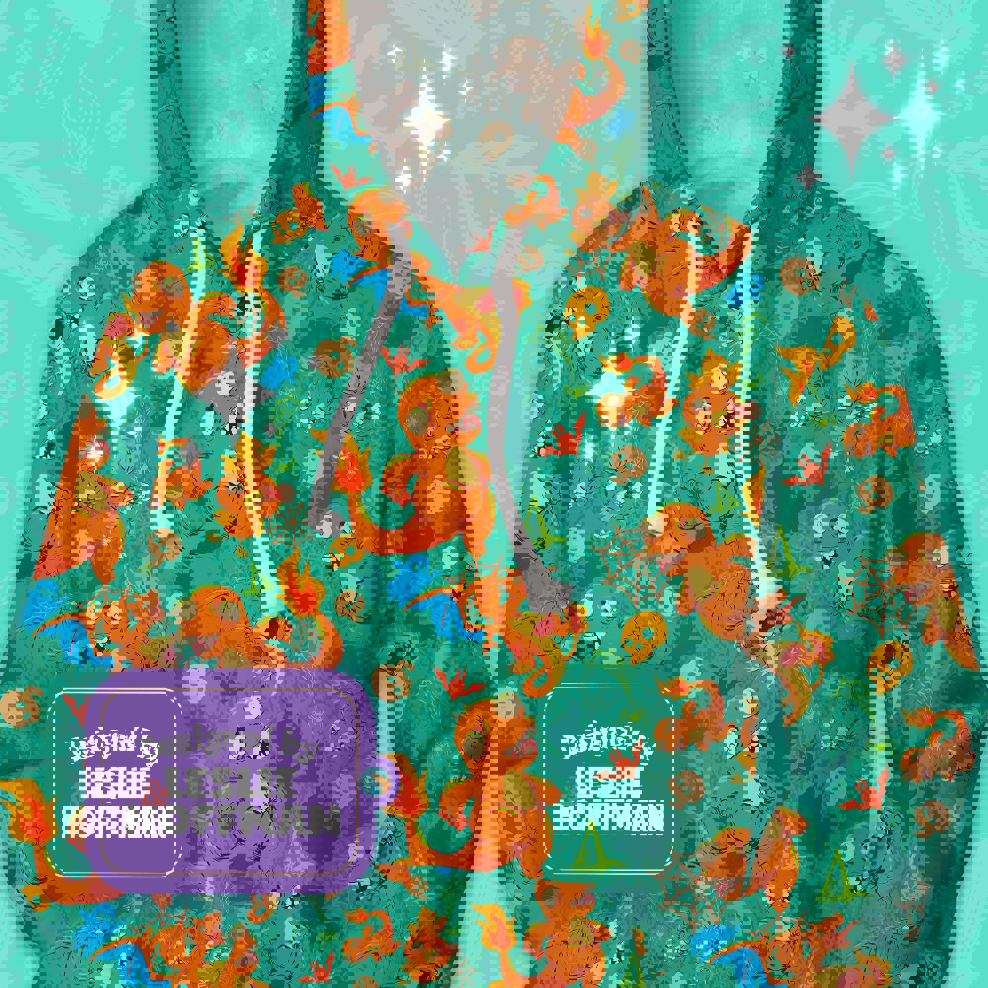 Charmander undead fire pokemon hoodie