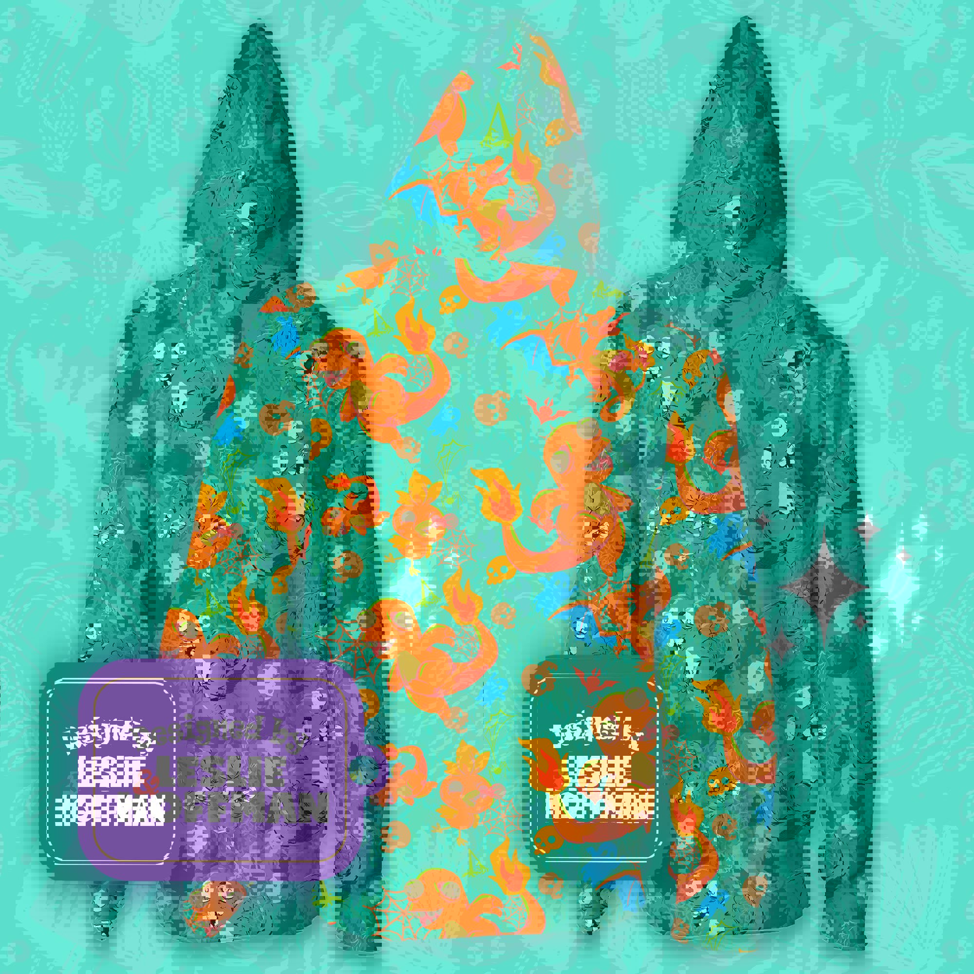 Charmander undead fire pokemon hoodie