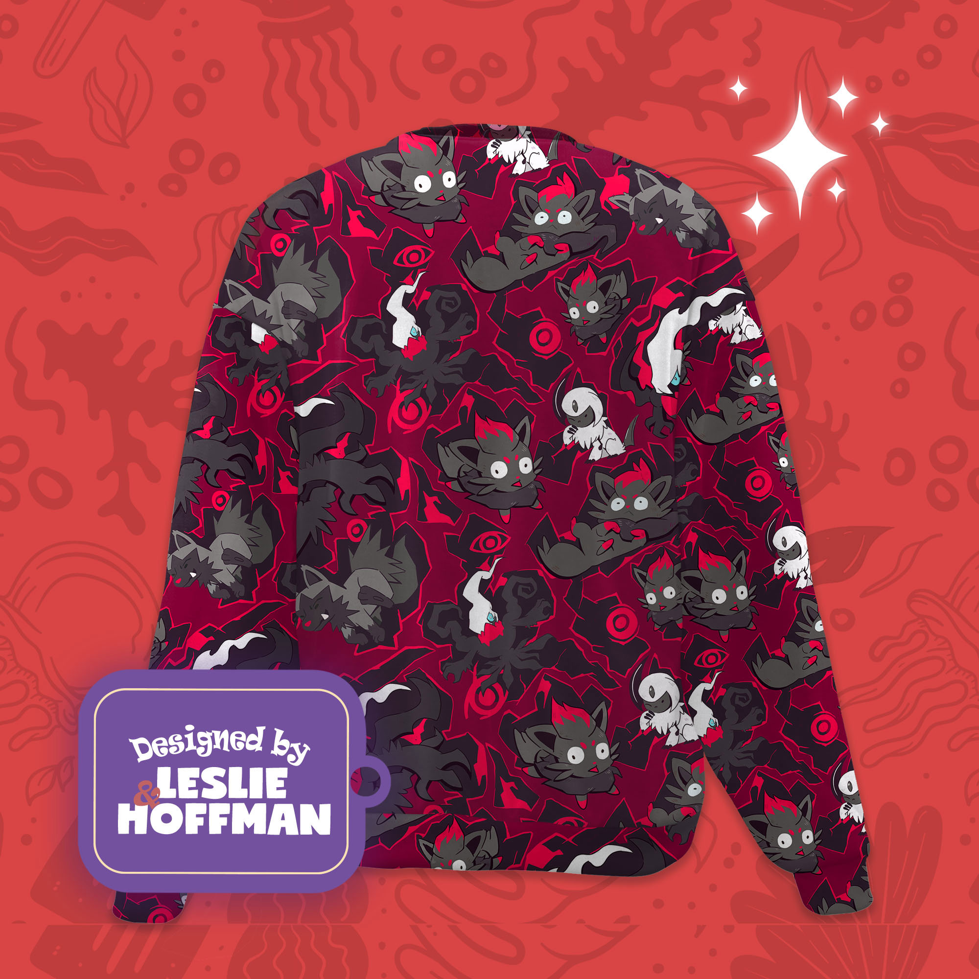 Darkrai pokemon sweater pokemon sweatshirt