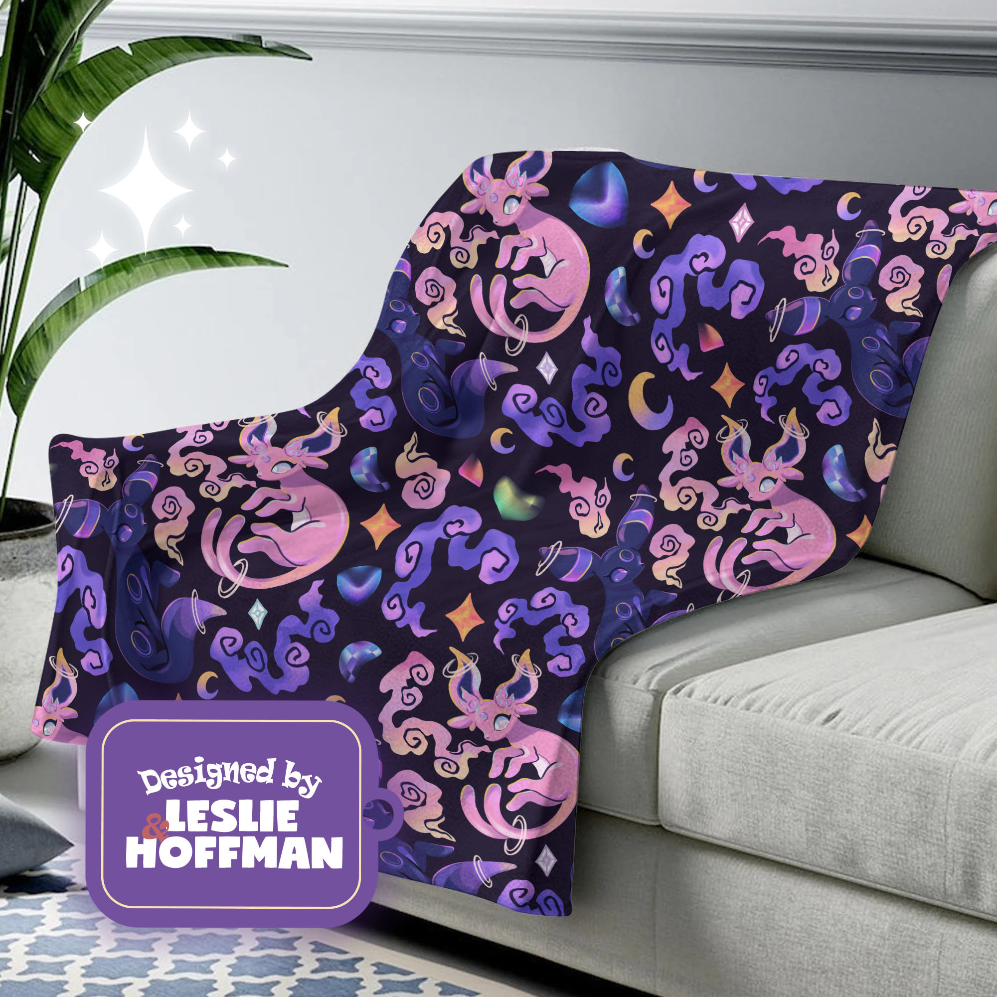 Espeon Umbreon Pokemon Blankets