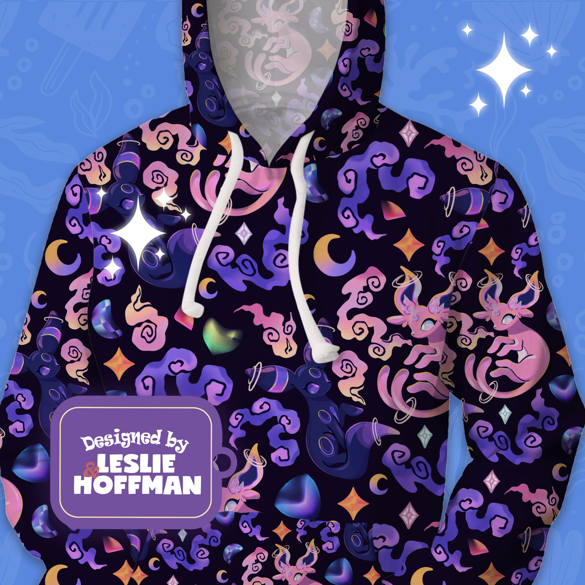 Espeon umbreon pokemon hoodies