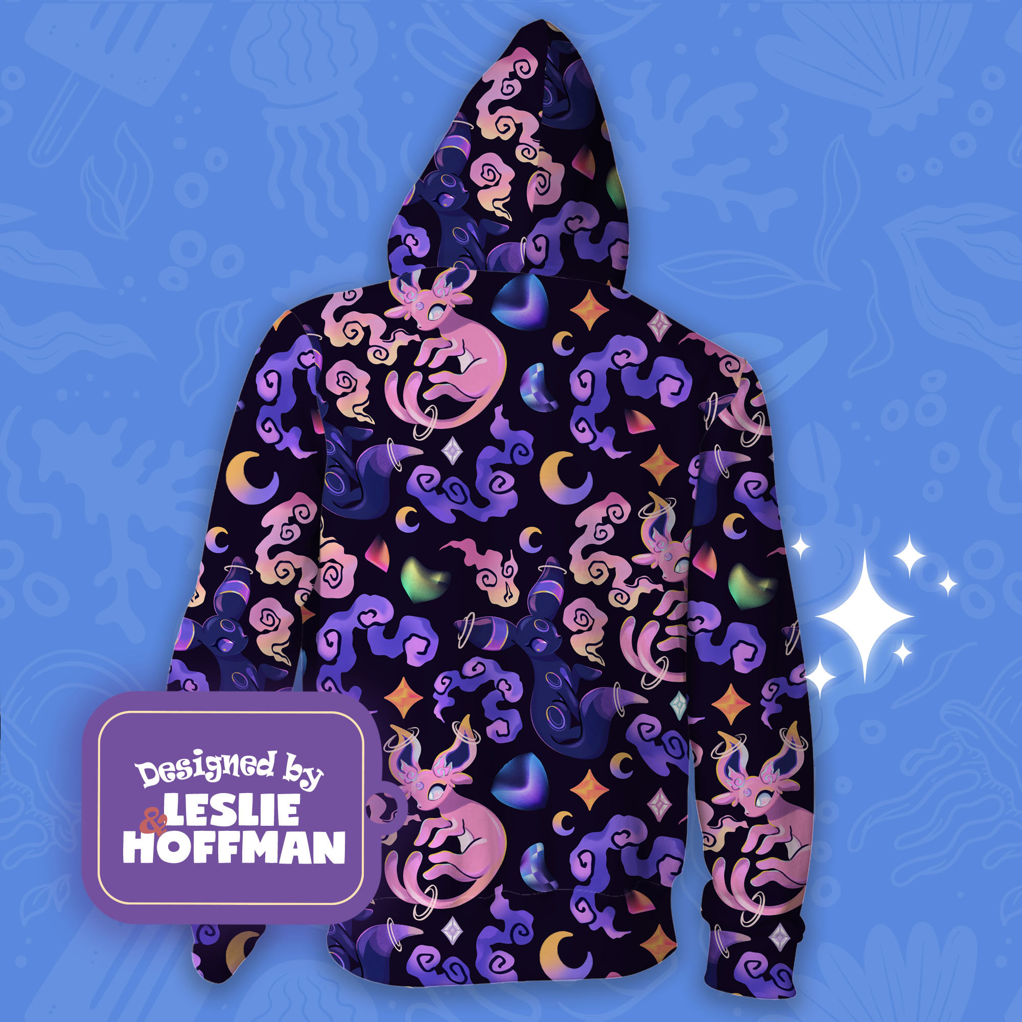 Espeon umbreon pokemon hoodies