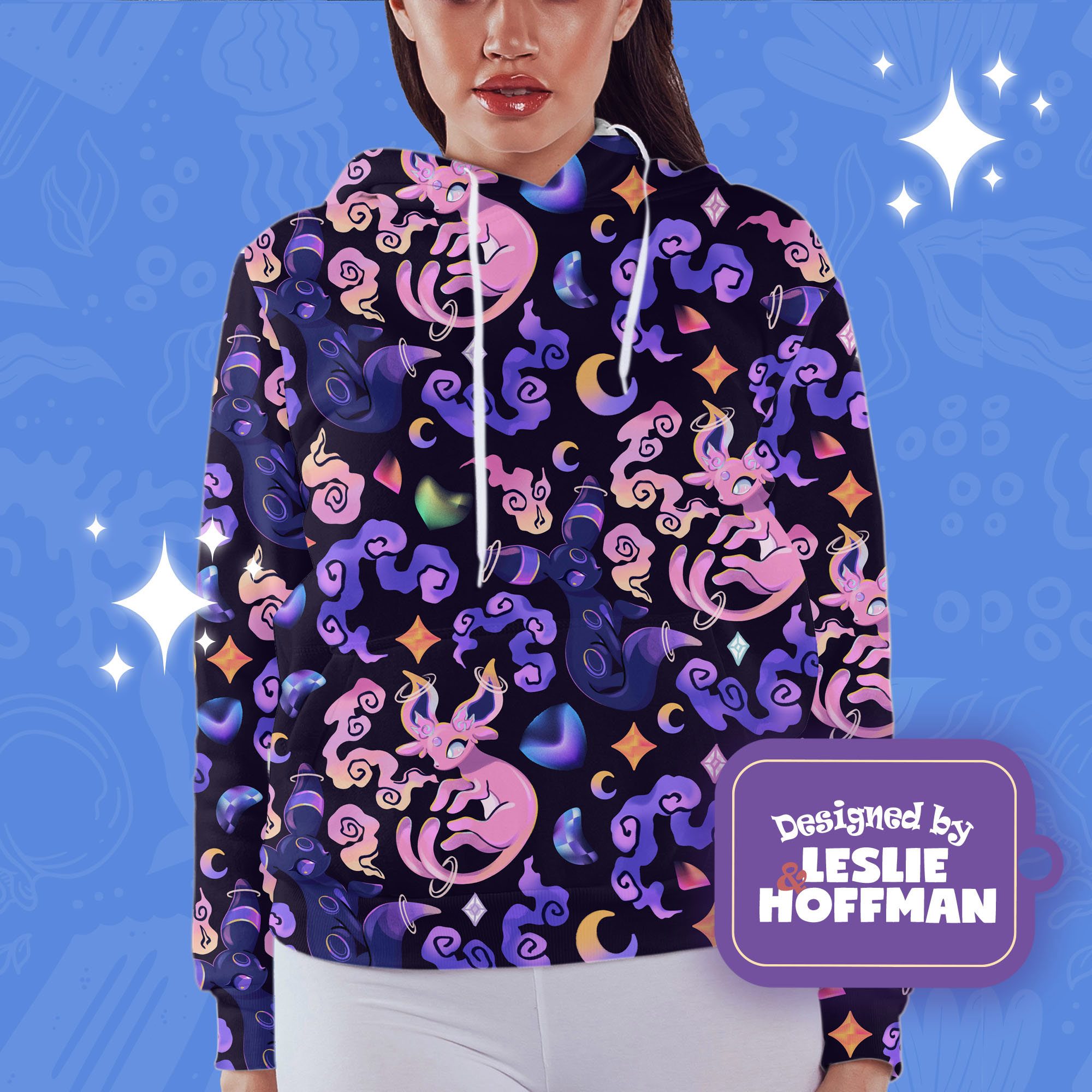 Espeon umbreon pokemon hoodies