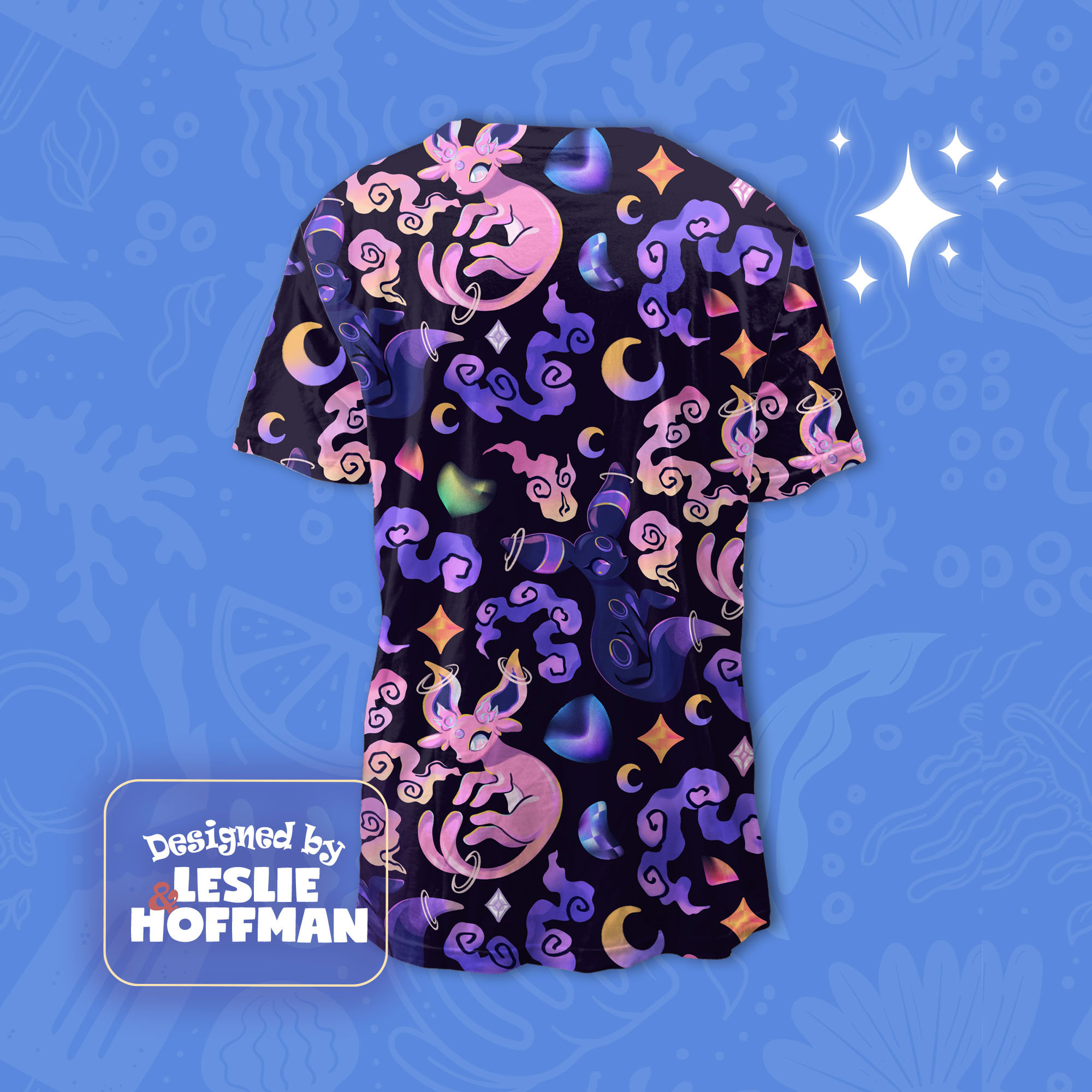 Espeon Umbreon Psychic Pokemon Shirt