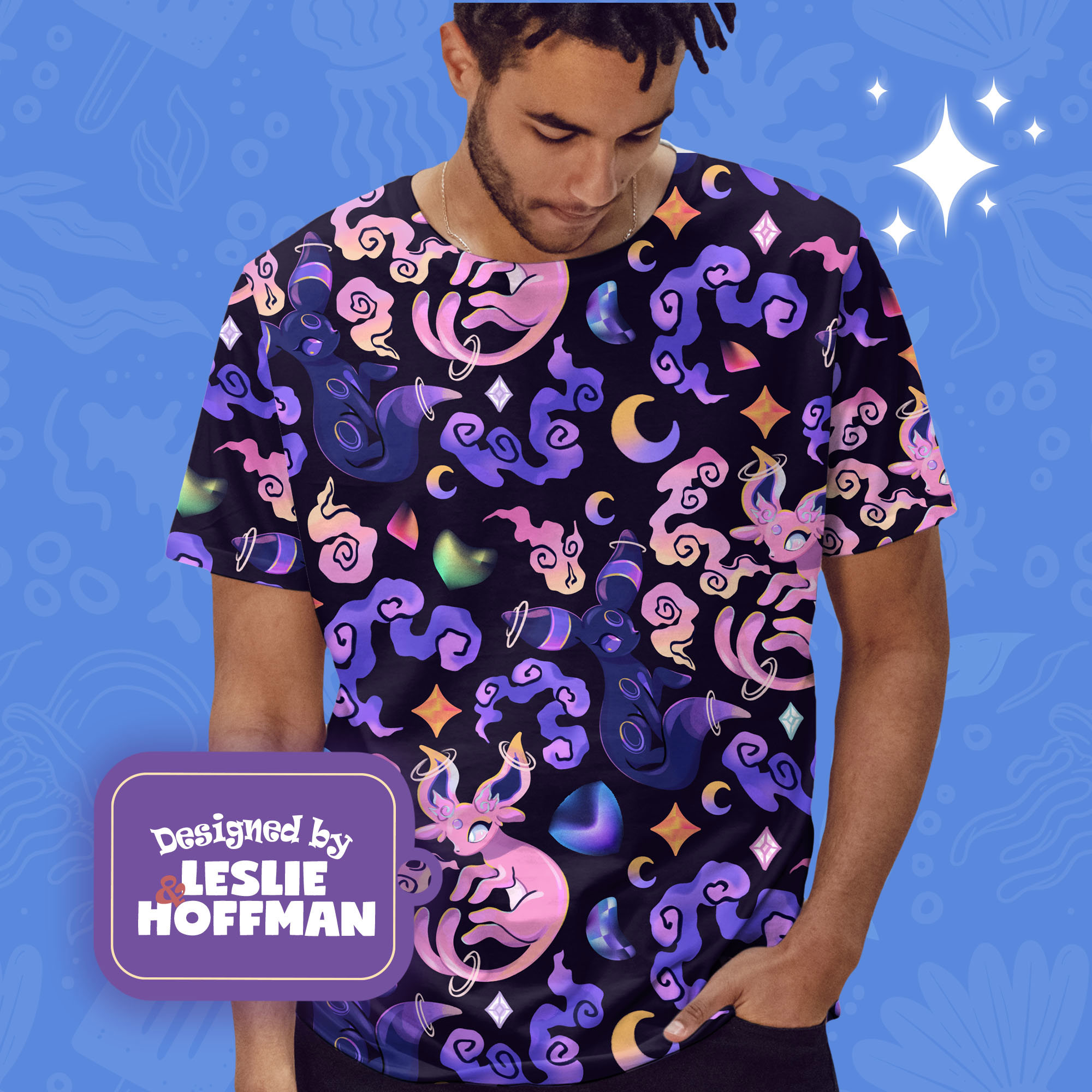 Espeon Umbreon Psychic Pokemon Shirt