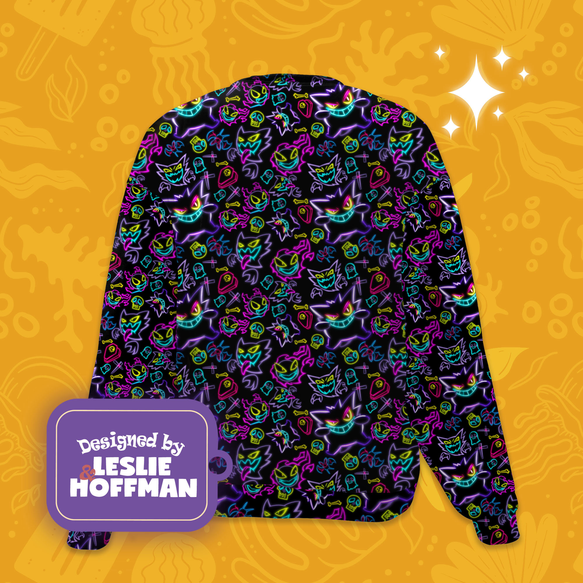 Gengar ghost pokemon sweatshirts