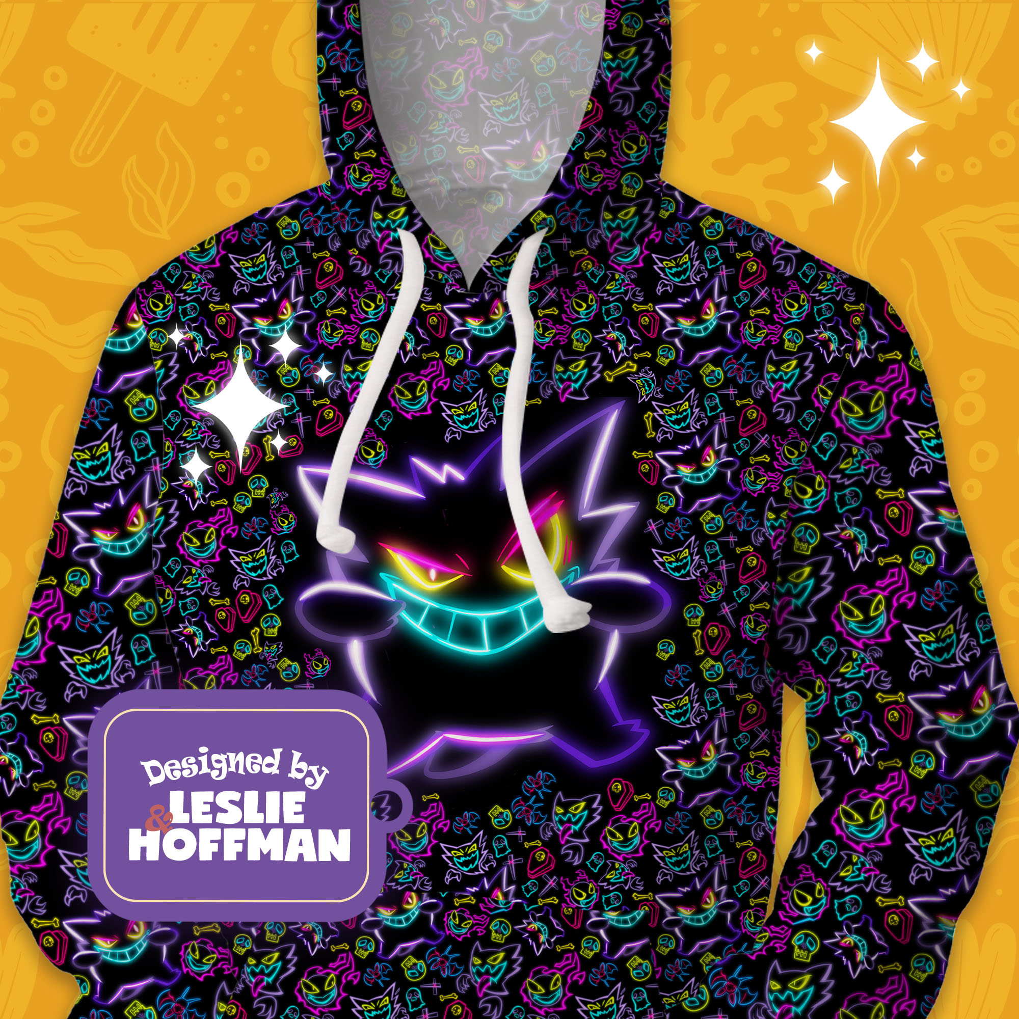 Gengar pokemon hoodie