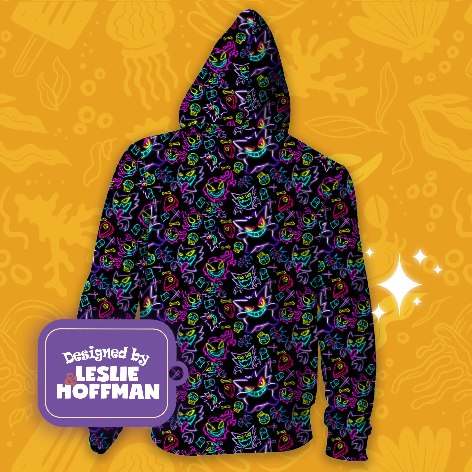 Gengar pokemon hoodie