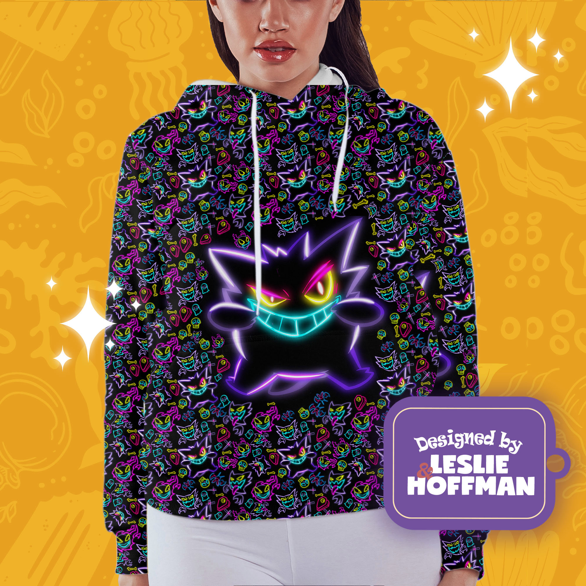 Gengar pokemon hoodie