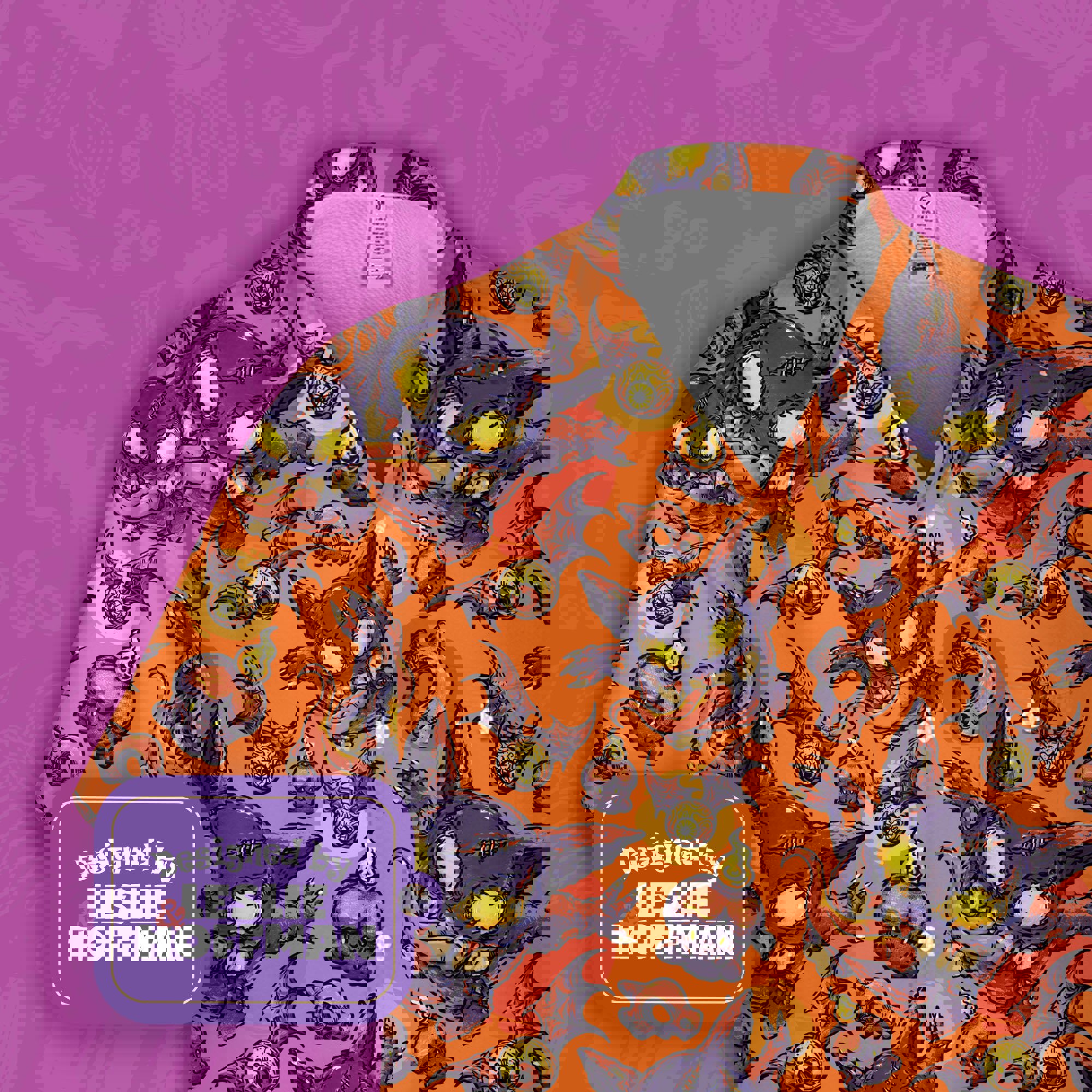 Gengar Zombie Button Up Shirt - Ghost Pokemon Hawaiian Shirt