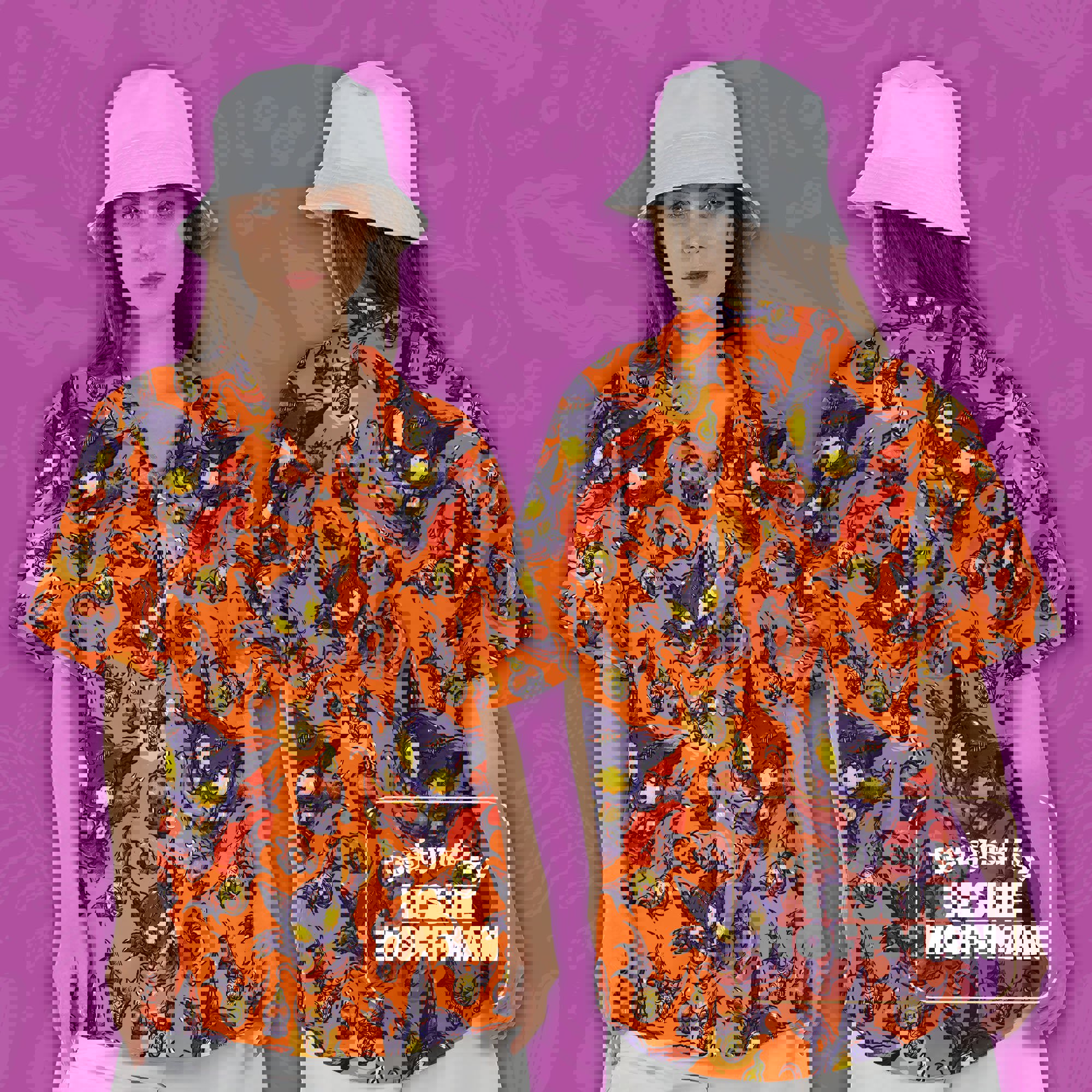 Gengar Zombie Button Up Shirt - Ghost Pokemon Hawaiian Shirt