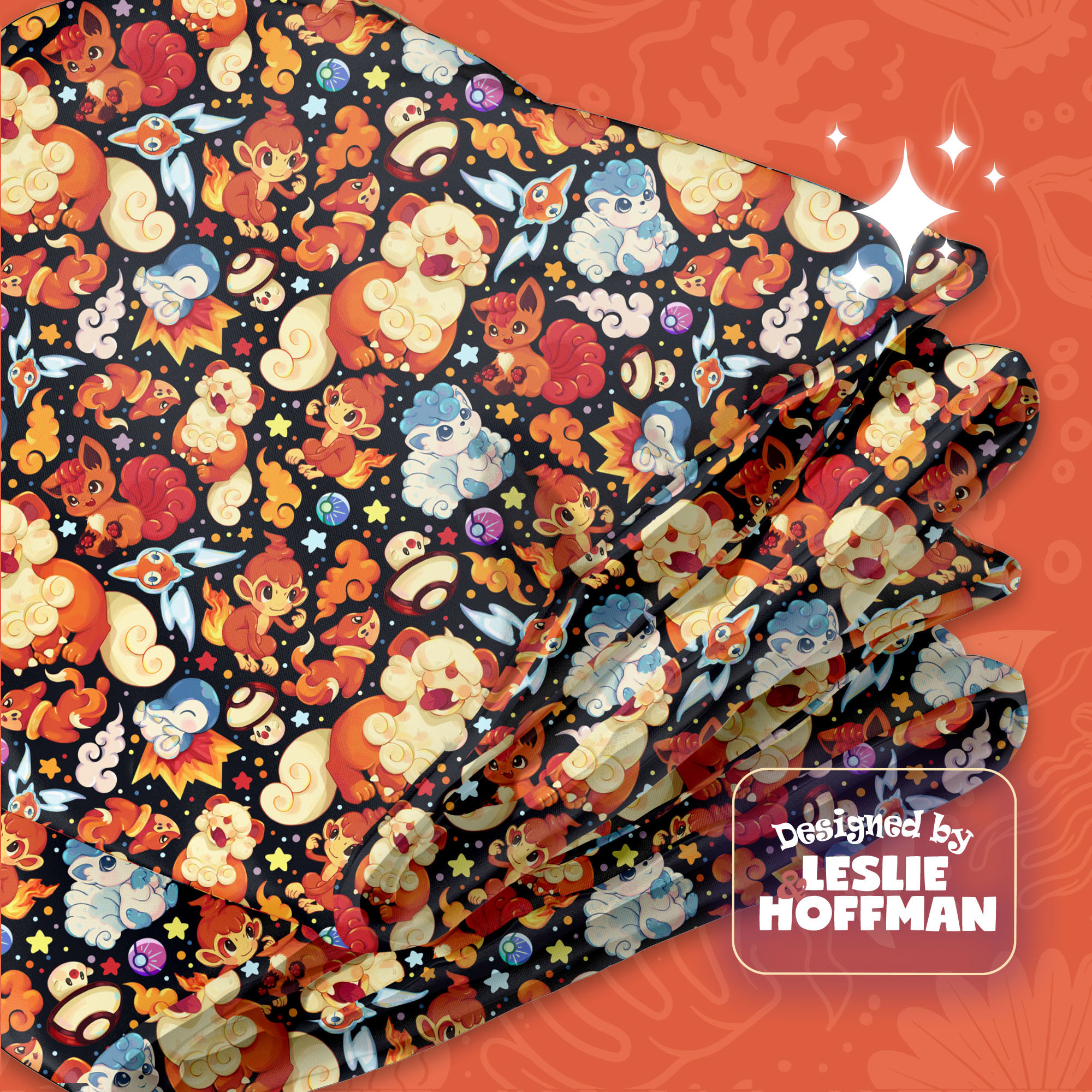 Growlithe Orange Pokemon Blankets