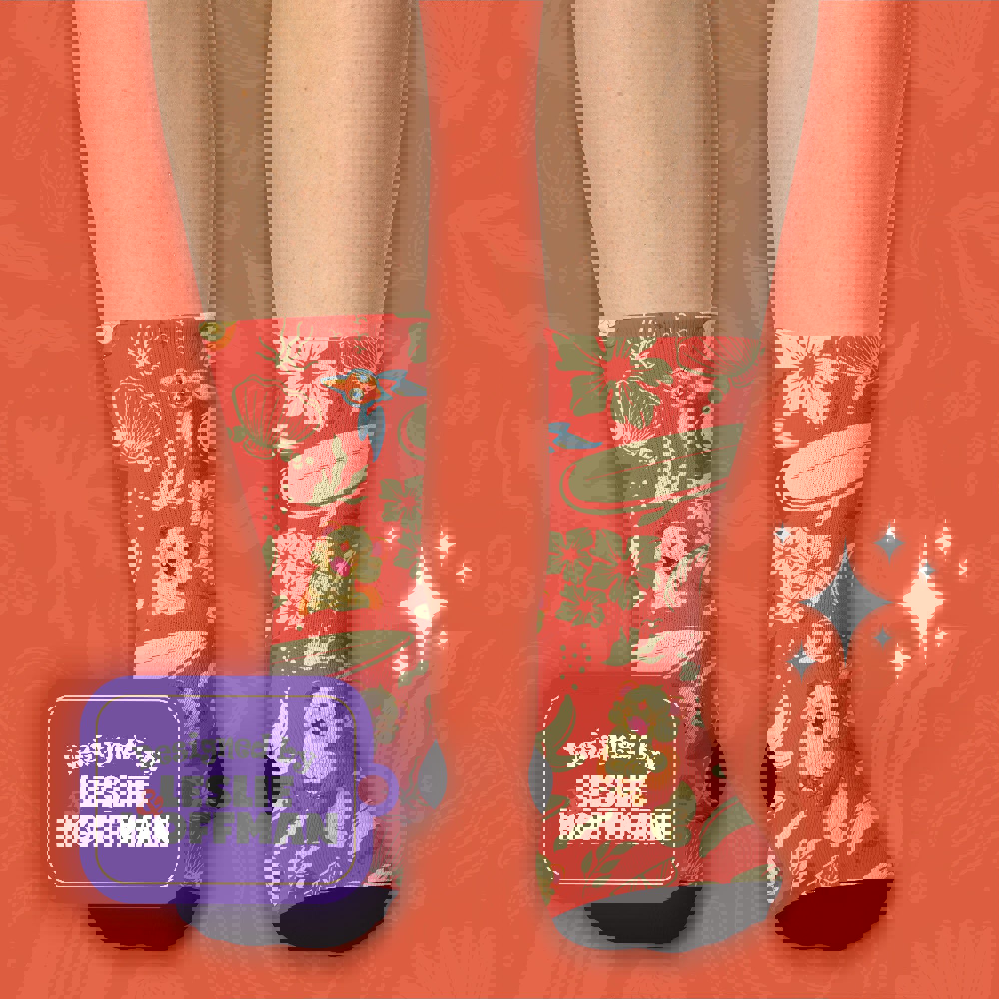 Growlithe Summer Cute Socks Fire Pokemon Socks