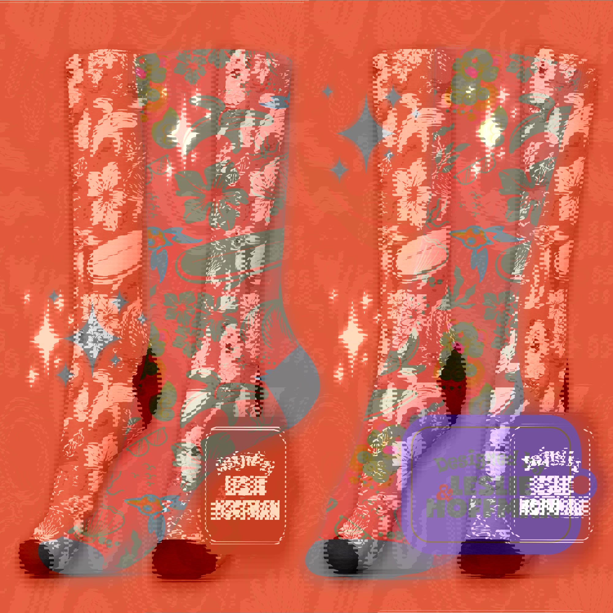 Growlithe Summer Cute Socks Fire Pokemon Socks