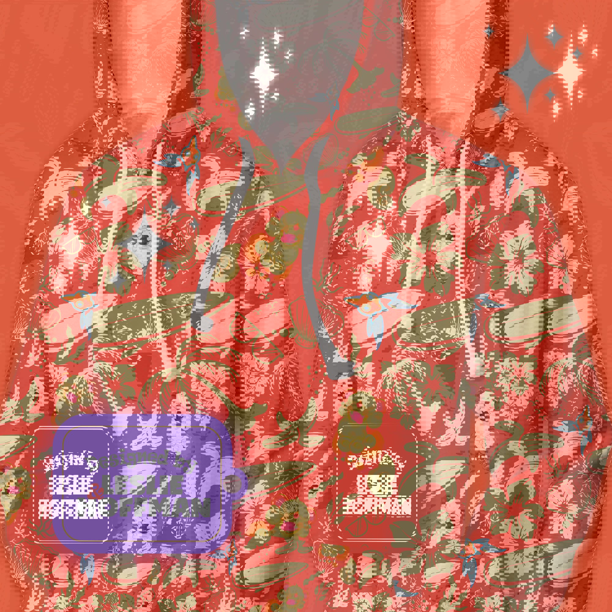 Growlithe summer pokemon hoodie