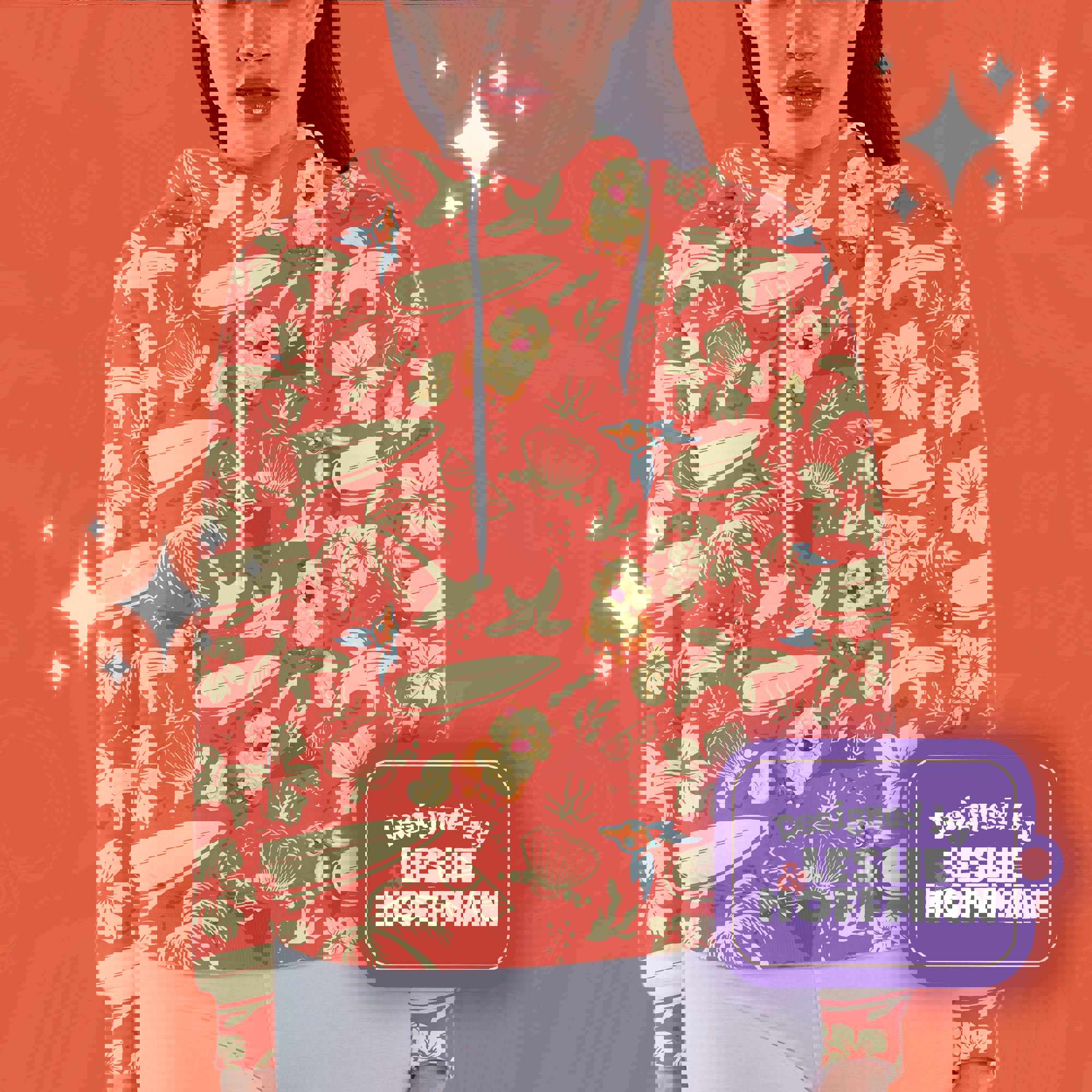 Growlithe summer pokemon hoodie