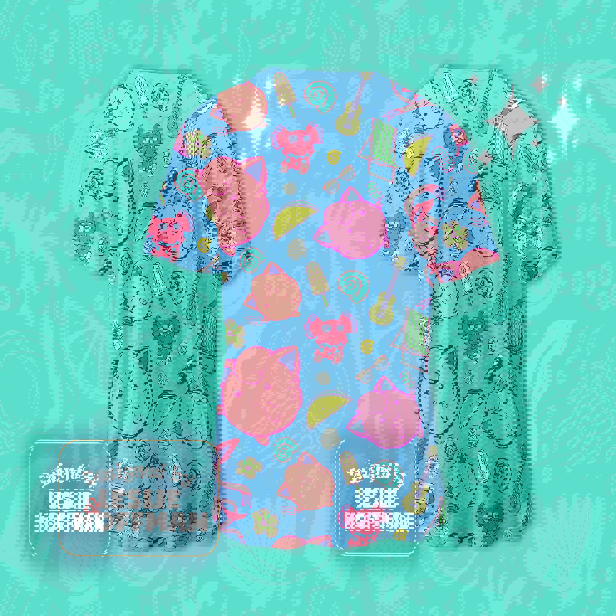 Jigglypuff Summer Fairy Pokemon Shirt